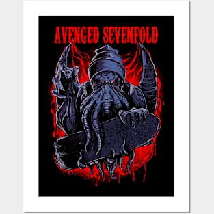 AVENGED SEVENFOLD BAND MERCHANDISE Posters and Art